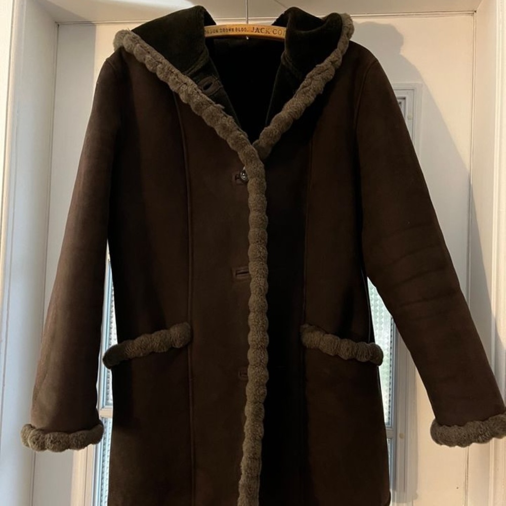 !! - Warm Suede Like Winter Jacket Size 7/8 Like New, teddy puffy winter Jacket